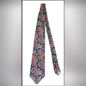 Vintage Christian Dior Monsieur Men's 100% Silk Paisley Tie